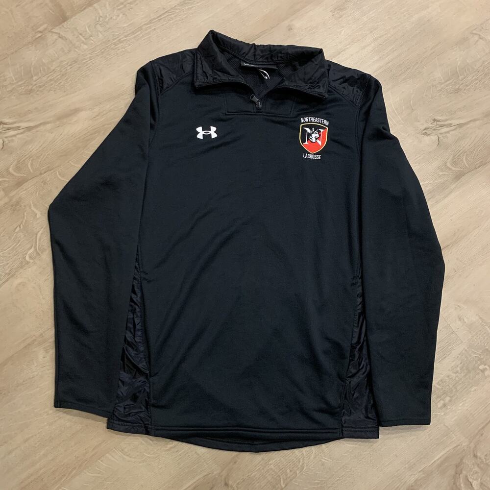 Under Armour Northeastern University Huskies Lacrosse 1/4 Quarter Zip Men's M